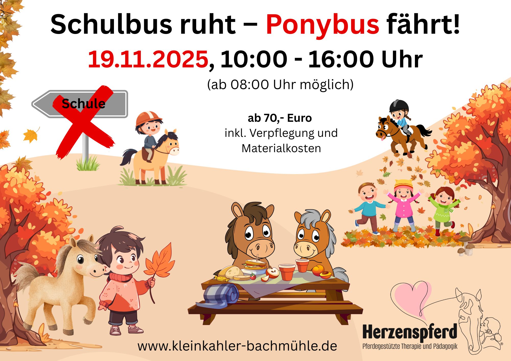 Schulbus Ruht – Ponybus Fährt! Mamas Taxi Bringt Dich Direkt Ins Herzenspferd Abenteuer.(1)